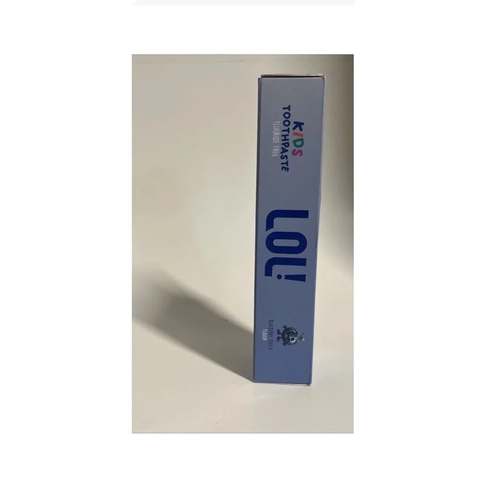 3x LOL! Kids Toothpaste Fluoride Free Nano Hydroxyapatite Blueberry EXP 10/28
